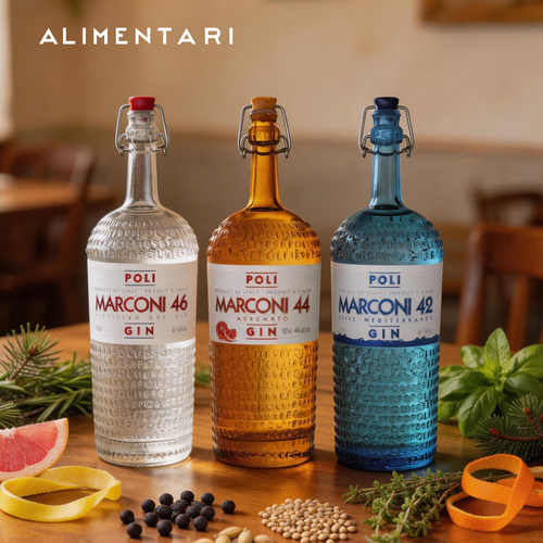 POLI波利金酒风味烈酒GIN意大利原装进口调酒鸡尾酒干型