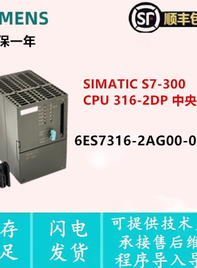 西门子 S7-300 CPU 316-2DP 中央组件 6ES7 316-2AG00-0AB0