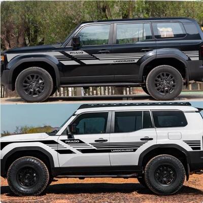 LC250新款拉花车身装饰贴