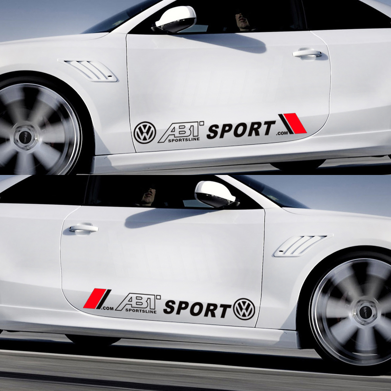 大众新CC捷达宝来车身贴朗行速腾迈腾朗逸高车门拉花改装汽车贴纸