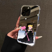 美少女战士手机壳适用华为P70P80斧头MONEY一加Mate60pro荣耀300镜面OPPOReno13女VIVOS20小米14高级三星S25