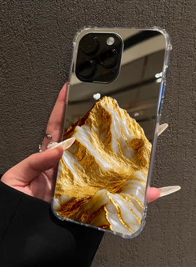 日照金山好运加身手机壳适用华为P80镜面一加ACE3金玉满堂豹Mate60苹果17promaxOPPOReno15VIVO小米14三星S25