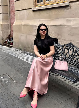 【惠姐私服】｛A4腰T恤｝短袖女修身显瘦百搭T恤 83666