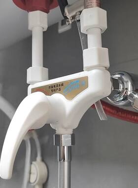 全塑料电热水器混水阀防电墙明装开关冷热混合阀U型出水龙头淋浴