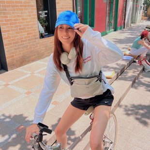 2025贝洛伊新款腰包女款时尚百搭单肩斜挎包休闲运动小包骑行