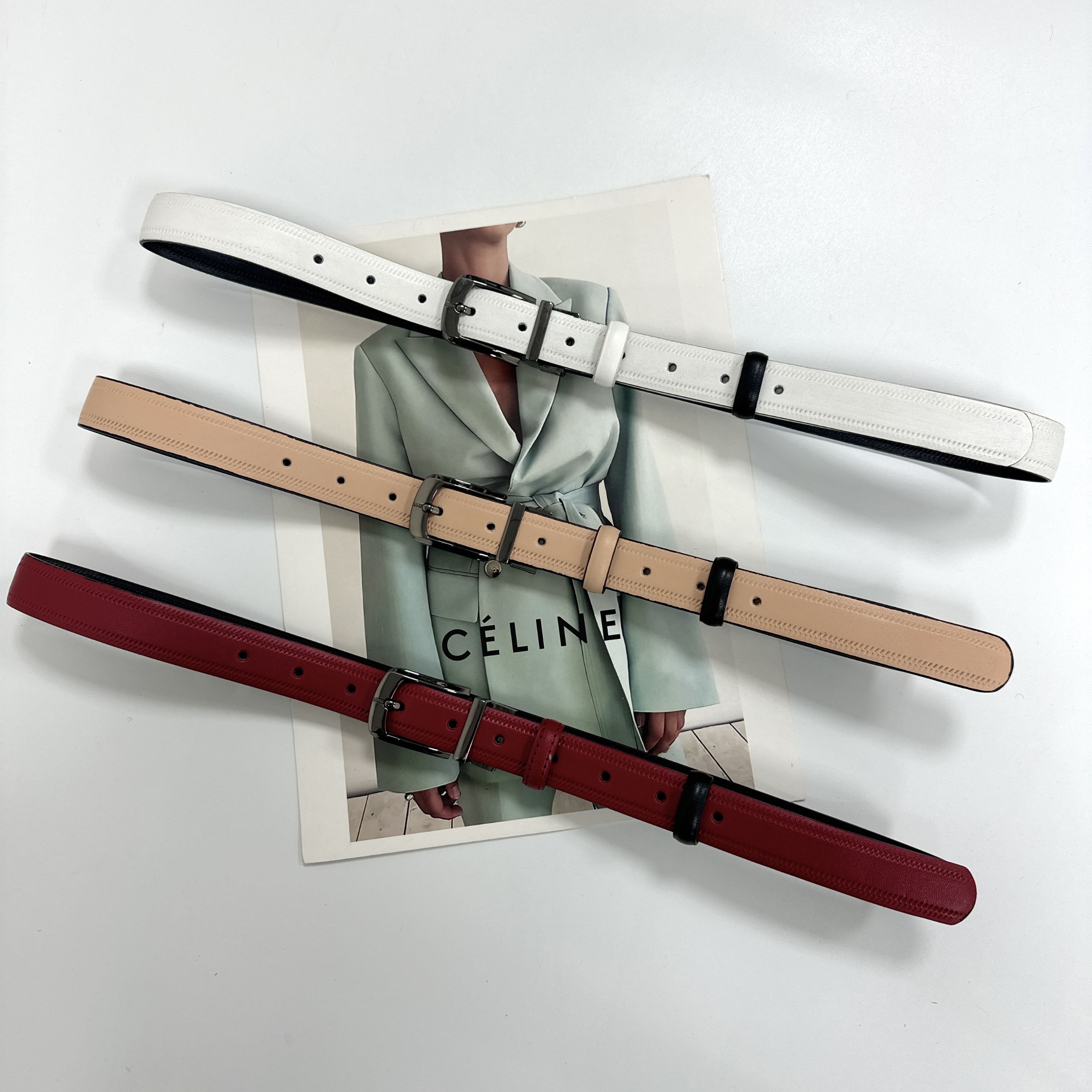 韩版女士宽腰带复古ins风