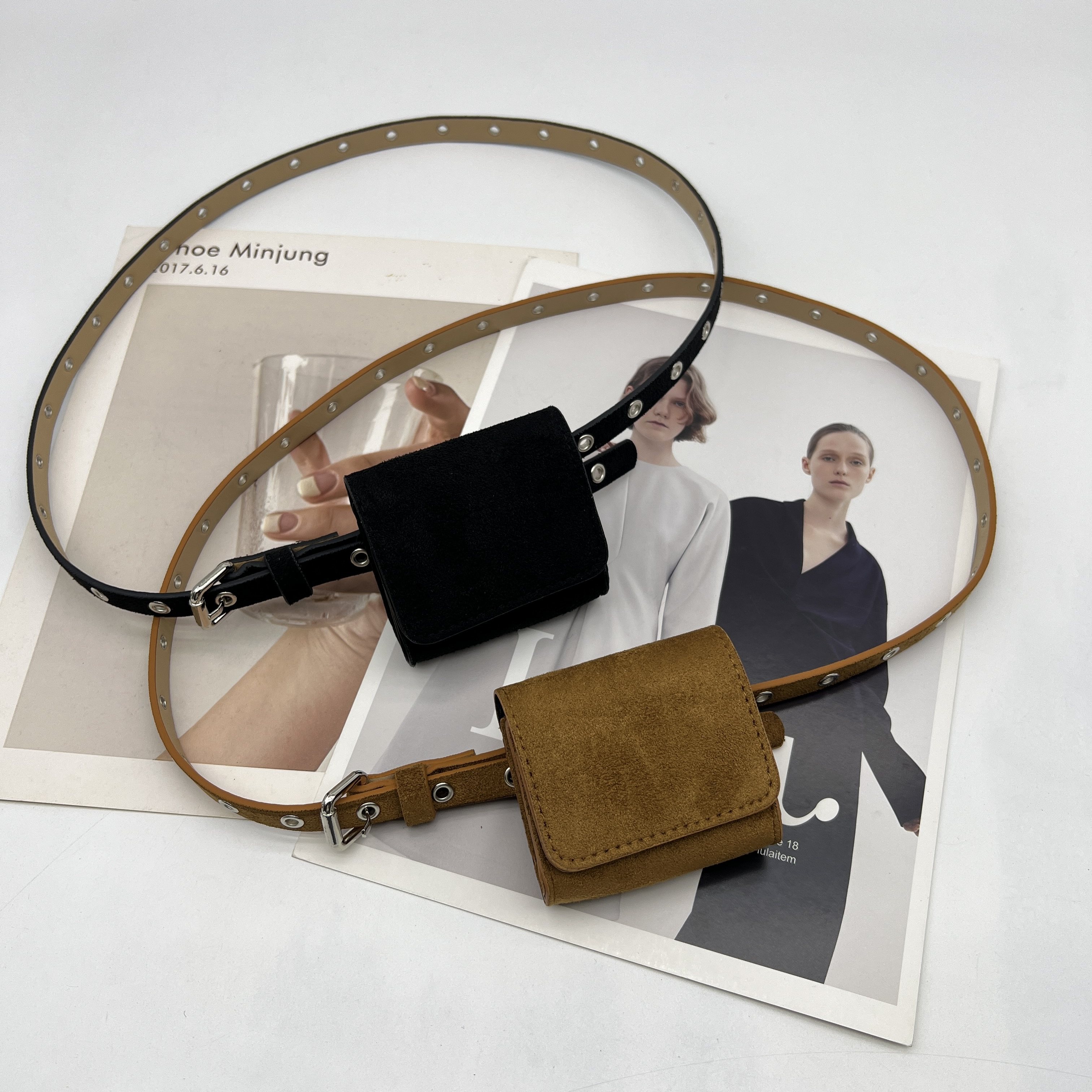 皮带腰包装饰腰带腰间配饰女麂皮绒复古黑色咖色棕色配牛仔裤百搭,服饰配件/皮带/帽子/围巾,腰带/皮带/腰链,淘宝优惠券,粉丝福利购,淘宝优惠卷