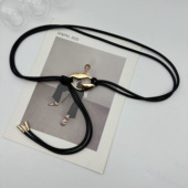 饰配裙子毛衣大衣腰绳打结小皮绳细2025新款 高级感腰带配饰女款 装