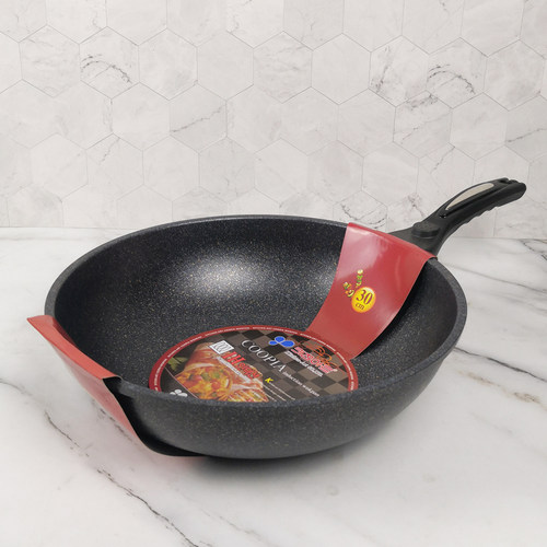 进口麦饭石不粘kitchenart炒锅