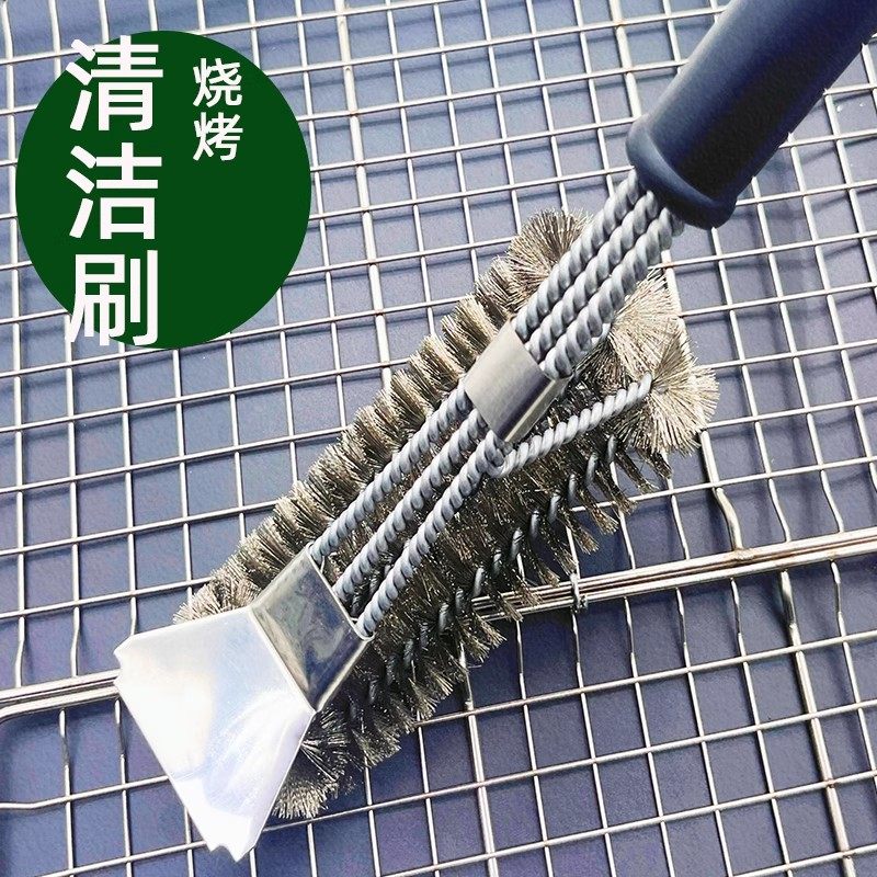不锈钢钢丝刷子烧烤炉钢刷专用图片