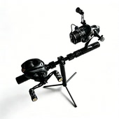 渔轮展示架纺车轮支架水滴轮收纳架鼓轮架鱼线轮摆放架展示支架