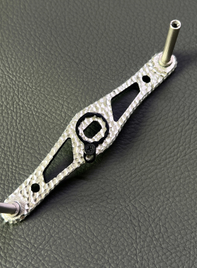 水滴轮摇臂  金属摇臂雕刻陨石坑通用轻量化加强型铝合金改装1-2