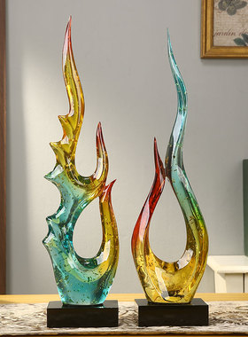 客厅玄关入户旺宅现代简约轻奢高端大气上档次高级感乔迁之喜摆件