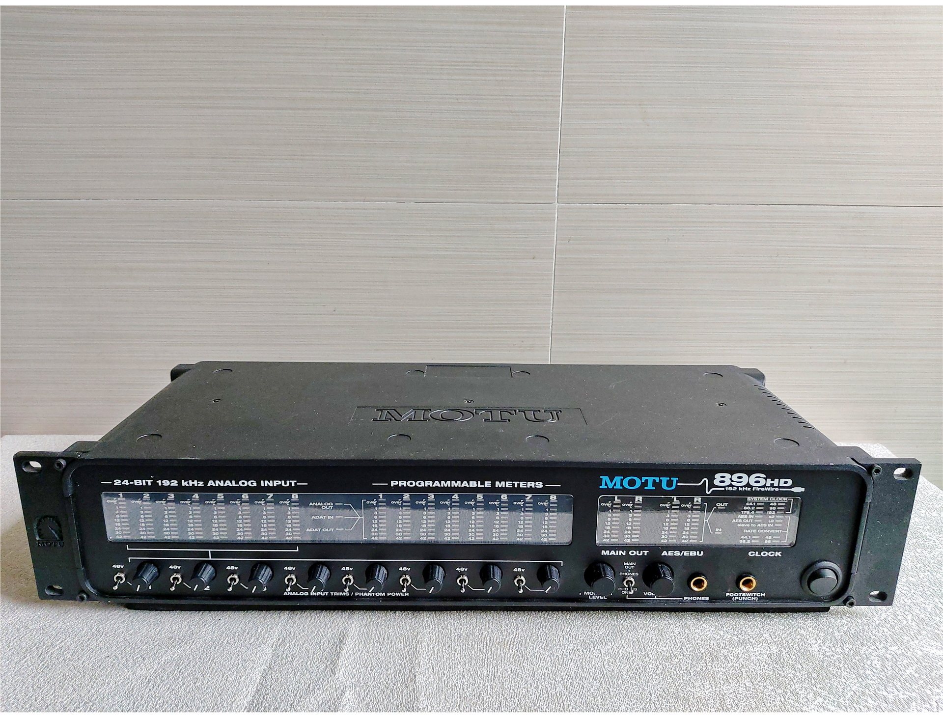 MOTU896mk3 192kHz FireWir马头火线声卡录音机架声卡电脑外置