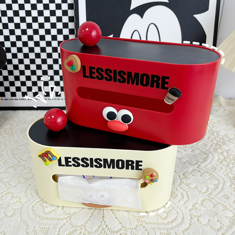 可爱家用纸巾盒创意客厅桌面卫生间抽纸收纳茶几高档轻奢餐巾纸盒