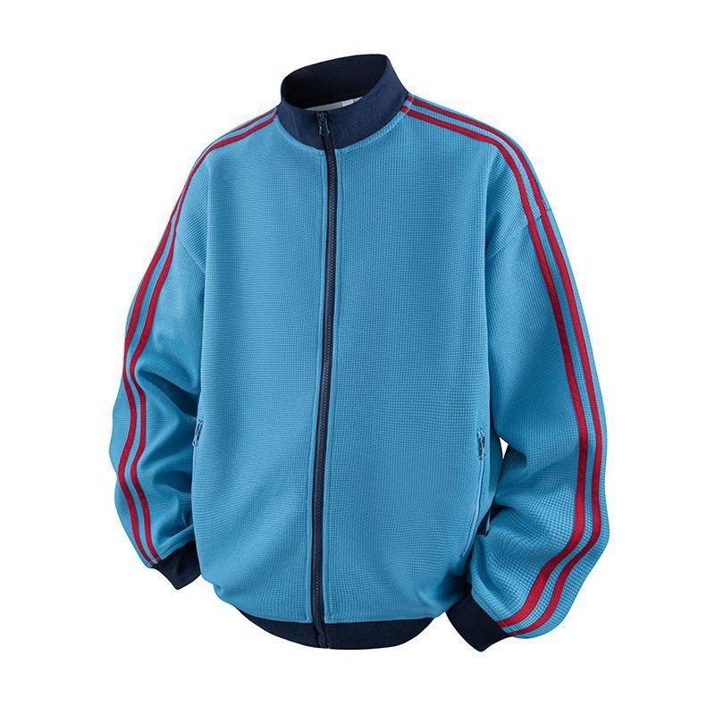 新款开衫卫衣外套男女装立领夹克外套拉链开衫上衣双条杠休闲百搭,女装/女士精品,大码呢大衣,淘宝优惠券,粉丝福利购,淘宝优惠卷