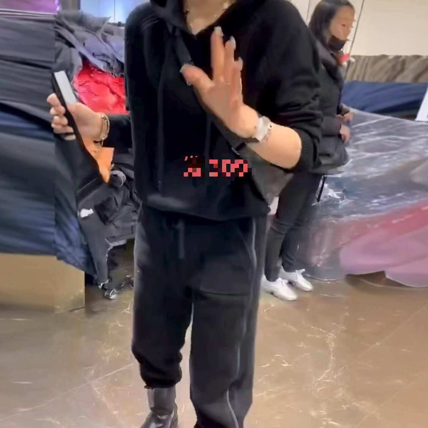 发309大爱美依缘2025秋冬新款时尚连帽卫衣休闲卫裤洋气显瘦女潮