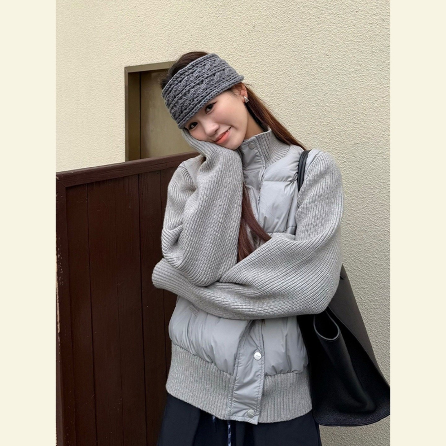 韩系灰色针织拼接轻薄棉服服女秋冬季立领短款棉服外套保暖派克服,女装/女士精品,棉衣/棉服,淘宝优惠券,粉丝福利购,淘宝优惠卷