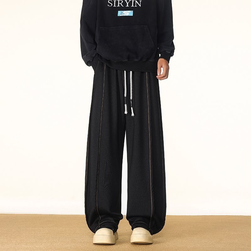 【控价89】350克重磅秋冬季休闲卫裤大码纯色加肥加大复古公版港,女装/女士精品,休闲裤,淘宝优惠券,粉丝福利购,淘宝优惠卷