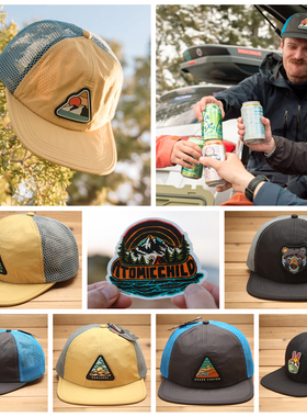 camcap登山骑行露营山脉超轻蜂巢网眼透气微弯软帽檐鸭舌棒球帽