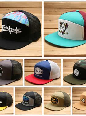 欧美小众ins潮牌夏季露营campcap5片plane平檐硬顶透气网眼棒球帽