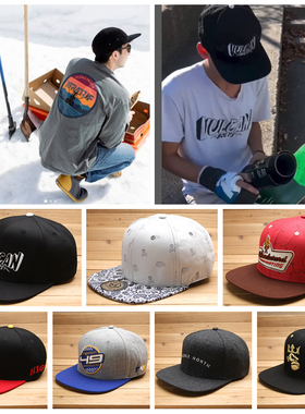 0214杂款欧美潮牌孤品headwear街头滑板高货平沿檐棒球帽snapback