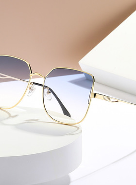 大框高级氛围感太阳镜时尚渐变色