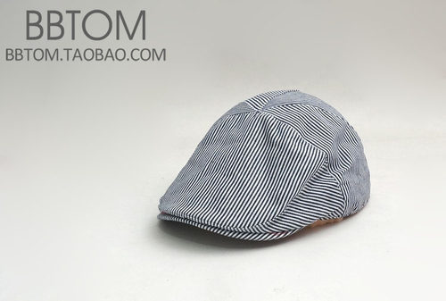 复古英伦女童春秋太阳帽