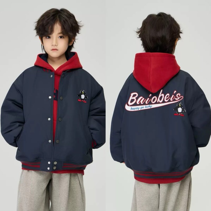 男童美式复古刺绣加厚夹棉棒球服冬季中大童保暖棉服立领夹克外套,童装/婴儿装/亲子装,棉袄/棉服,淘宝优惠券,粉丝福利购,淘宝优惠卷