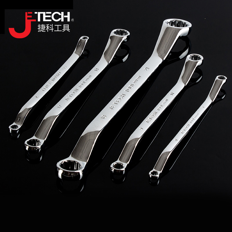 捷科JETECH公制镜抛双头梅花扳手OFSF14-17/17-19/../18-21/19-22