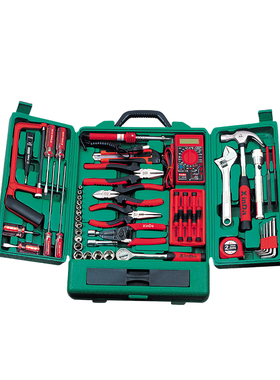 鑫达XD-0052D 52PCS件柜式电讯组合工具电子通讯组套工具