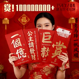 婚礼随份子钱公主请发财情人节晒圈红包父亲母亲节尽孝大尺寸红包