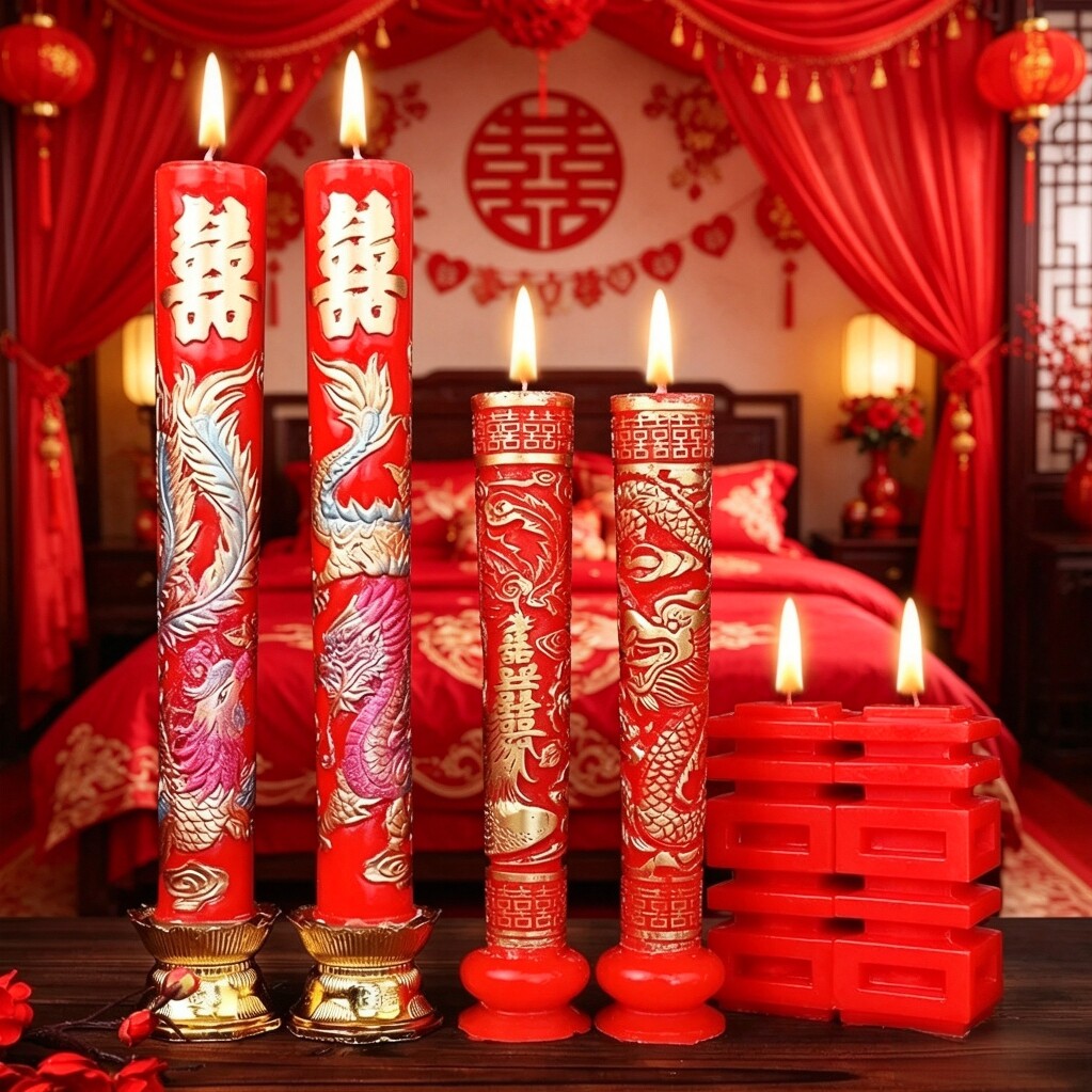 婚庆用品结婚宴龙凤蜡烛新人洞房花烛电子烛装饰婚房布置喜庆道具