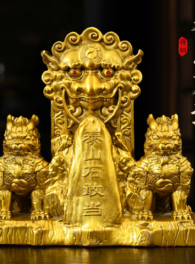 黄铜中式家居客厅办公室