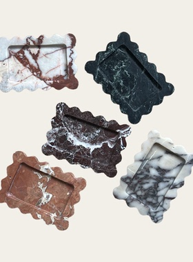 大理石收纳托盘轻奢风创意线香插