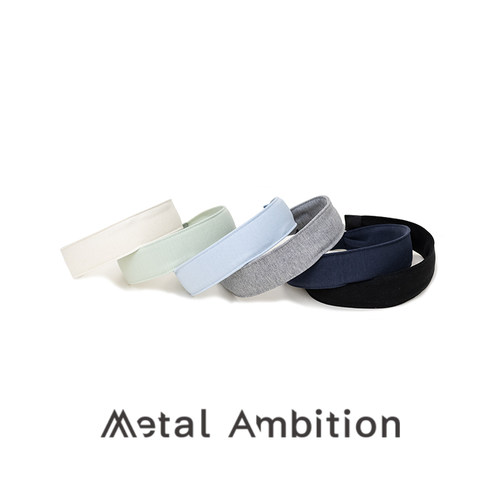 Metal Ambition韩版宽边发箍女简约布艺头箍显脸小高颅顶发饰
