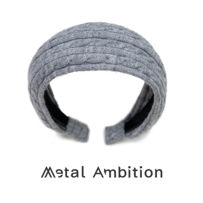 韩版针织麻花发箍高颅顶显脸小