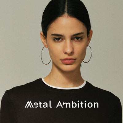 高级感素圈纯银女耳圈耳饰