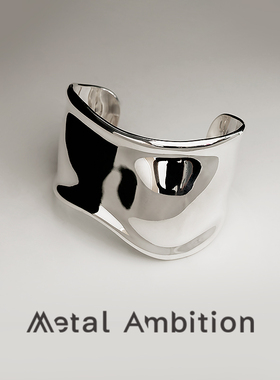 复古女黄铜高级感手镯