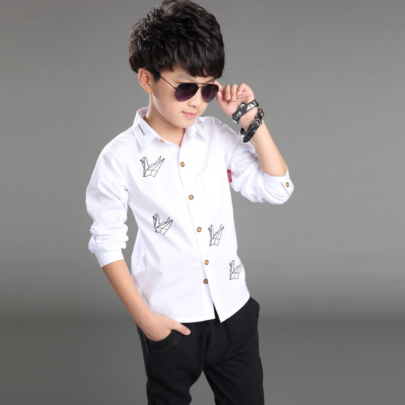 Chemise garcon à manche longue - Ref 2075977 Image 3