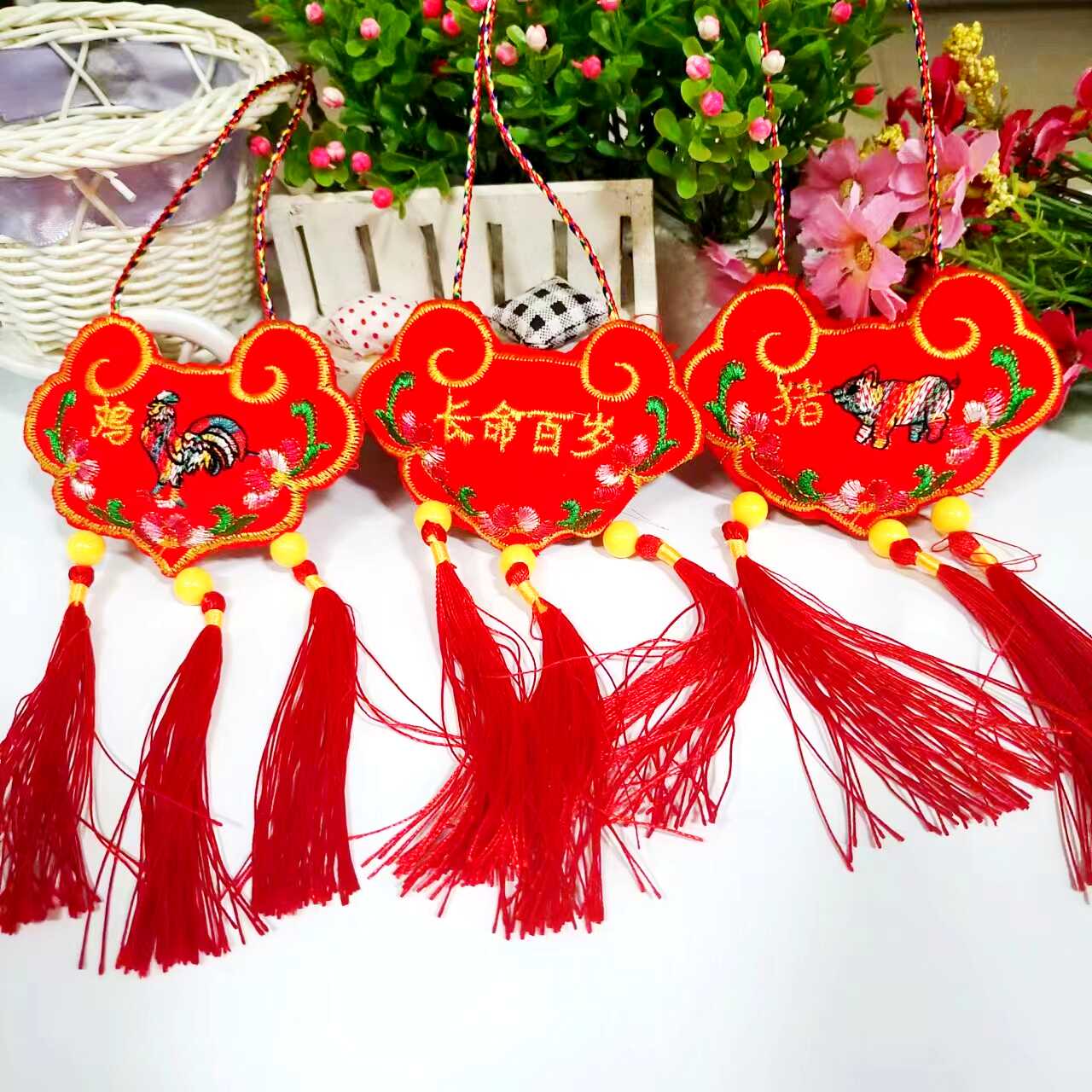 长命锁十二生肖端午节香包