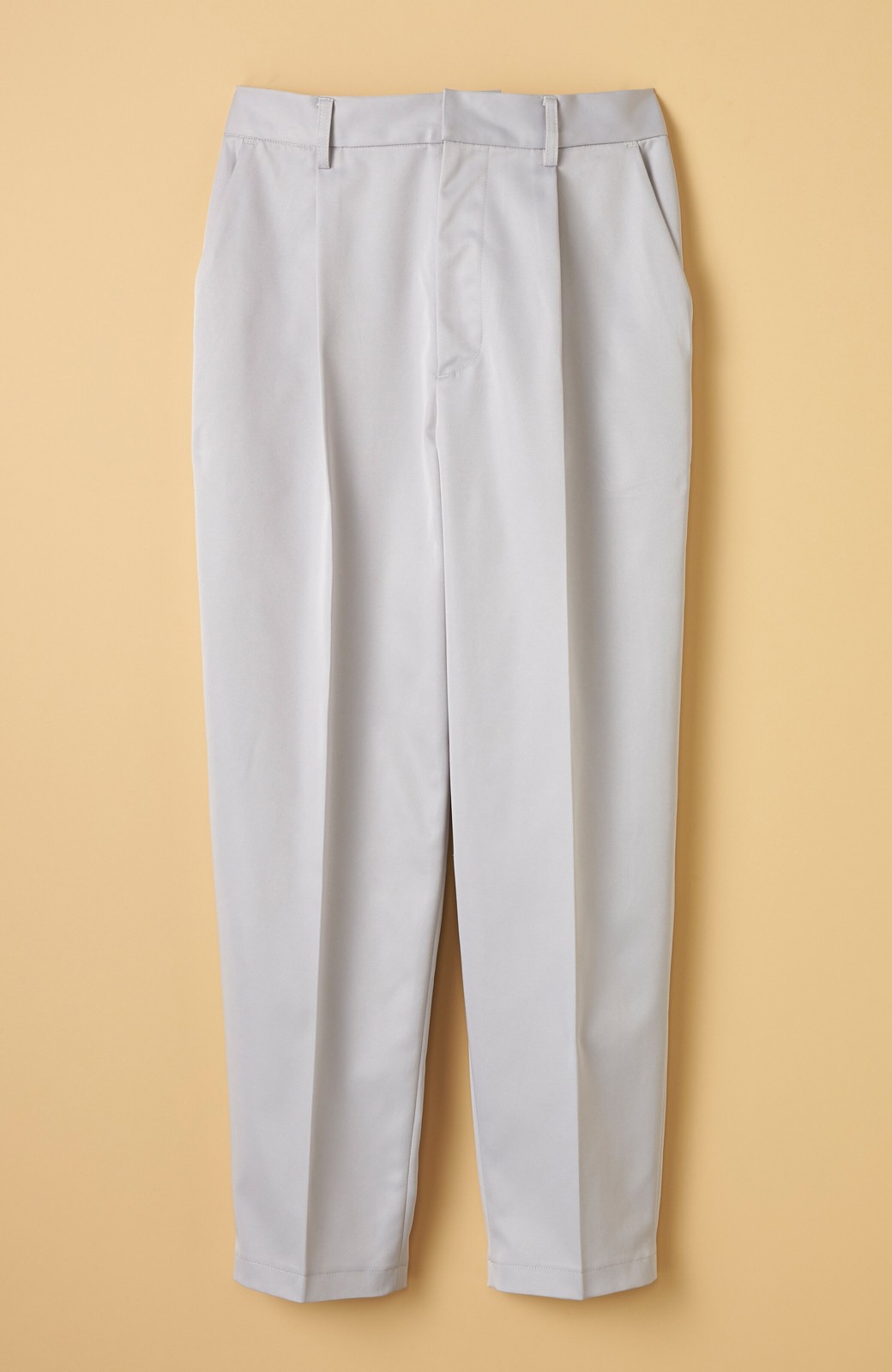 新款日本原单官网同期女款松紧腰宽松直筒女裤OL通勤女裤休闲裤