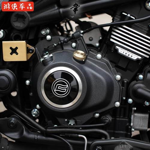 CFMOTO春风450CLC改装黄铜机油螺丝专用无损直上装饰配件螺母盖