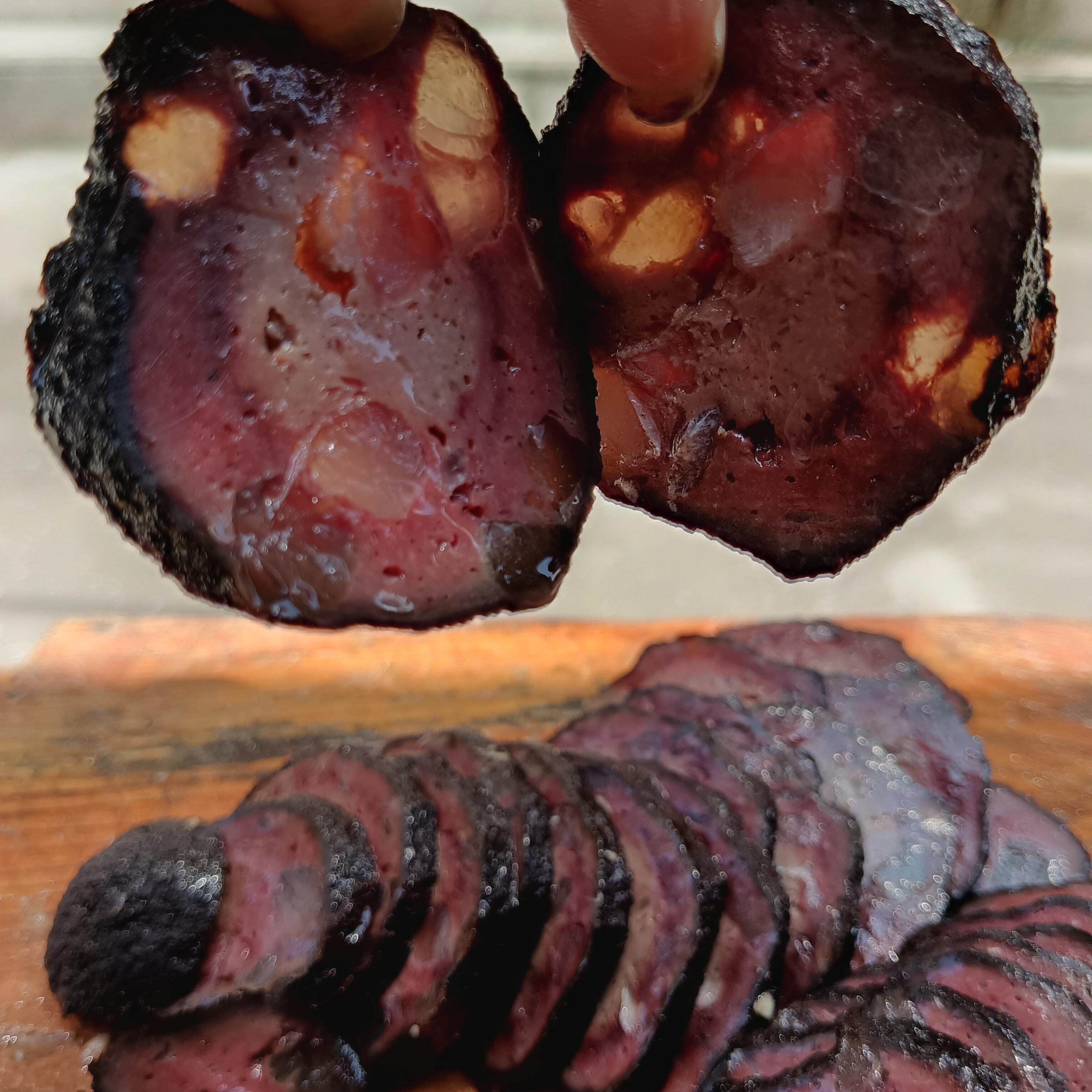 湖南腊制品猪血丸子 多肉细腻口感溆浦龙潭血豆腐农家柴火血粑2个