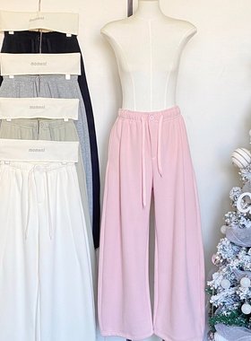 FF BLUE 懒人卫裤 5色自发热高密度加绒抽绳两穿卫裤女加厚休闲裤