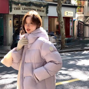 白灵儿短款棉服女 2025冬季新款超好看泡芙面包服 加厚羽绒服外套