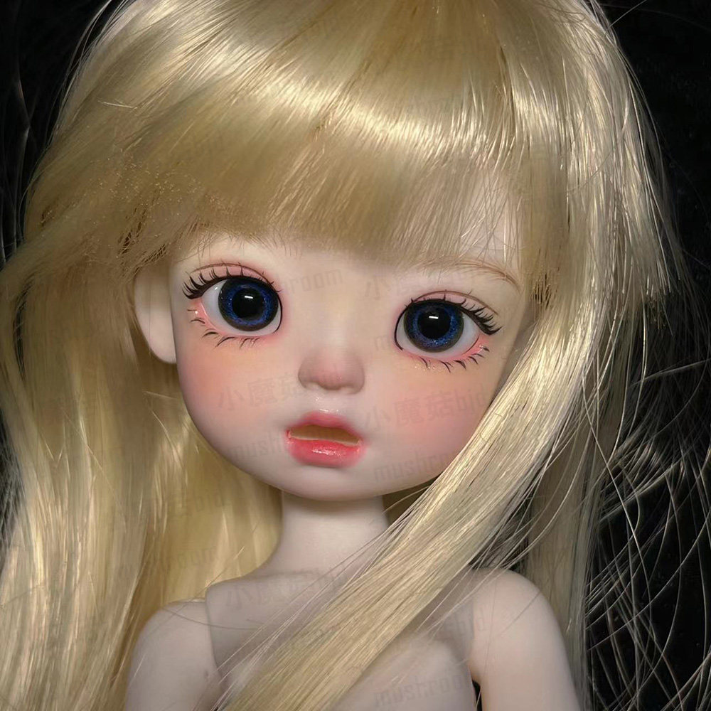 小魔菇BJD里脊Ricky Mia 6分 现货树脂 奶茶体Flynn 关节娃娃