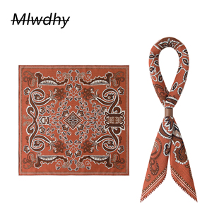 经典怀旧款男士商务丝毛中方巾小众配饰穿搭领口巾演绎美式styles