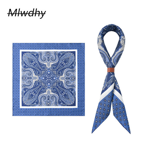 男士真丝丝巾围脖真丝桑蚕丝斜纹复古方形西装领巾方巾女送礼男潮