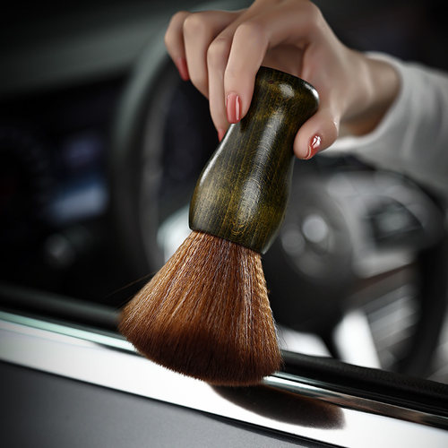 樟木汽车出风口除尘刷车用清洁软毛刷子内饰扫灰尘擦车刷车载专用